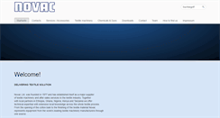 Desktop Screenshot of novac.ch
